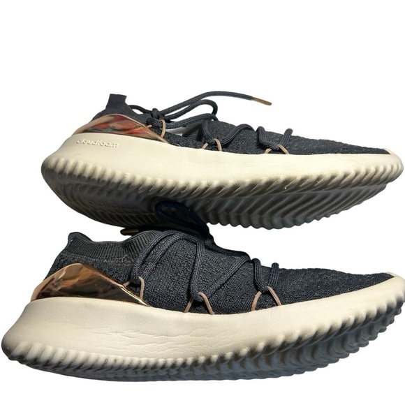 Adidas Cloudfoam Ultimamotion Gold Heel Sneakers Women’s 7.5 - Picture 6 of 10